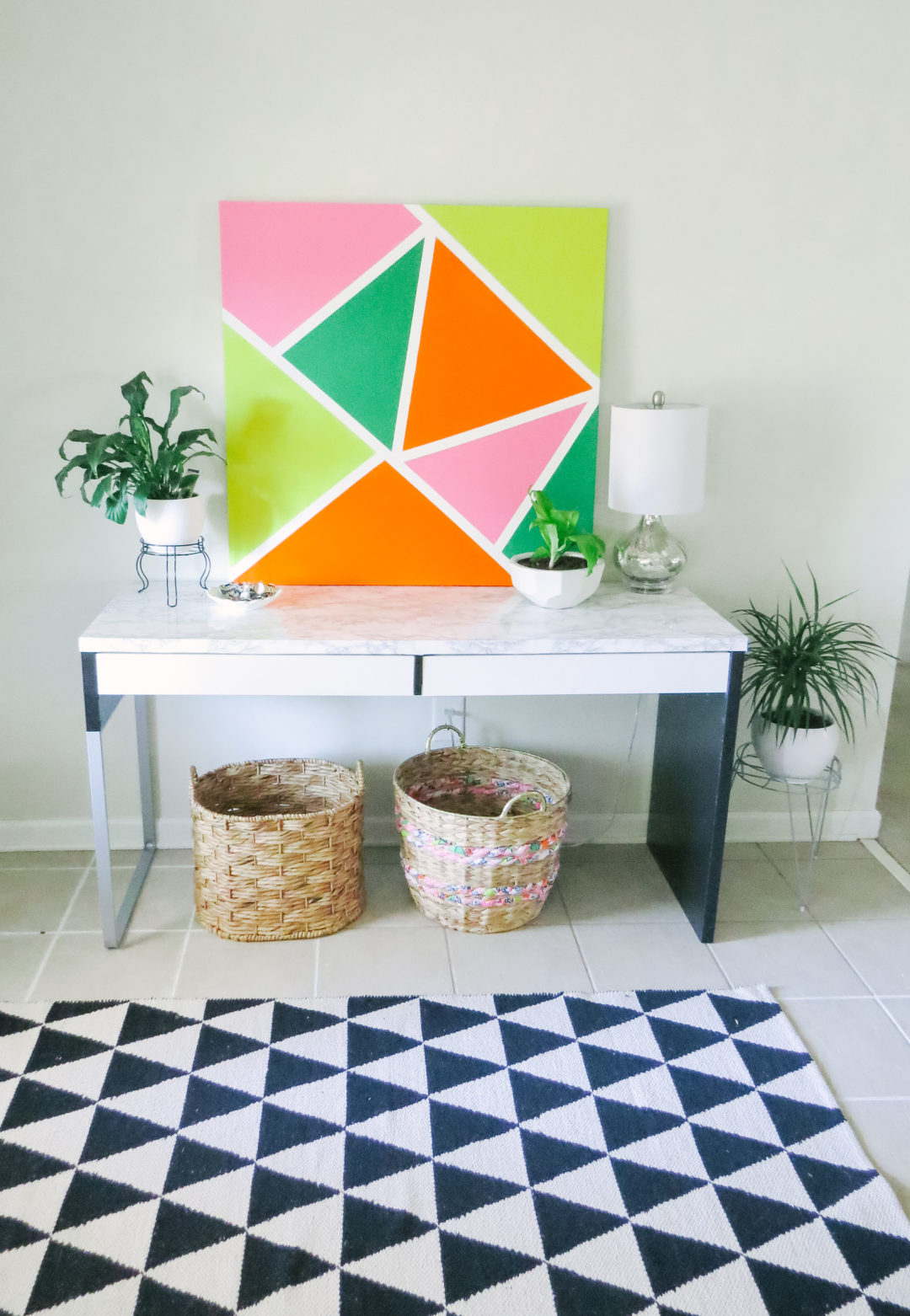 Wall Decoration Ideas - DIY Abstract Painting