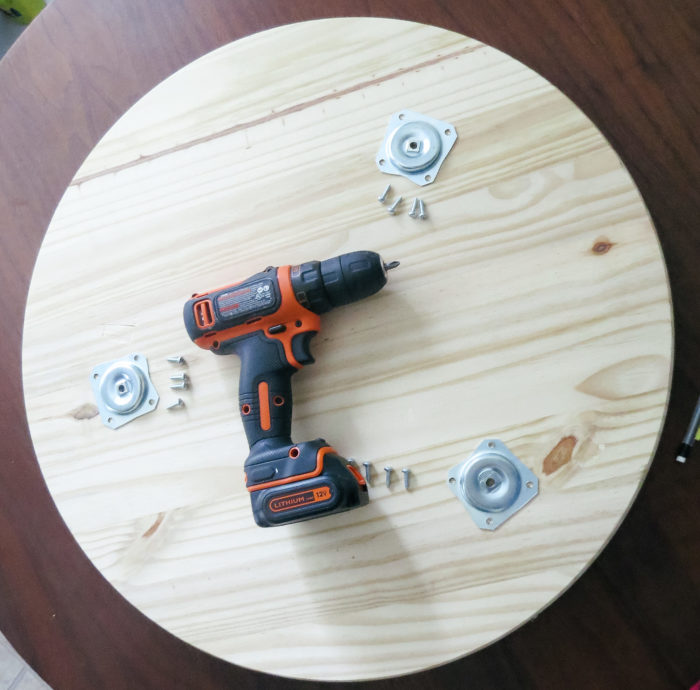 DIY Mid Century Side Table