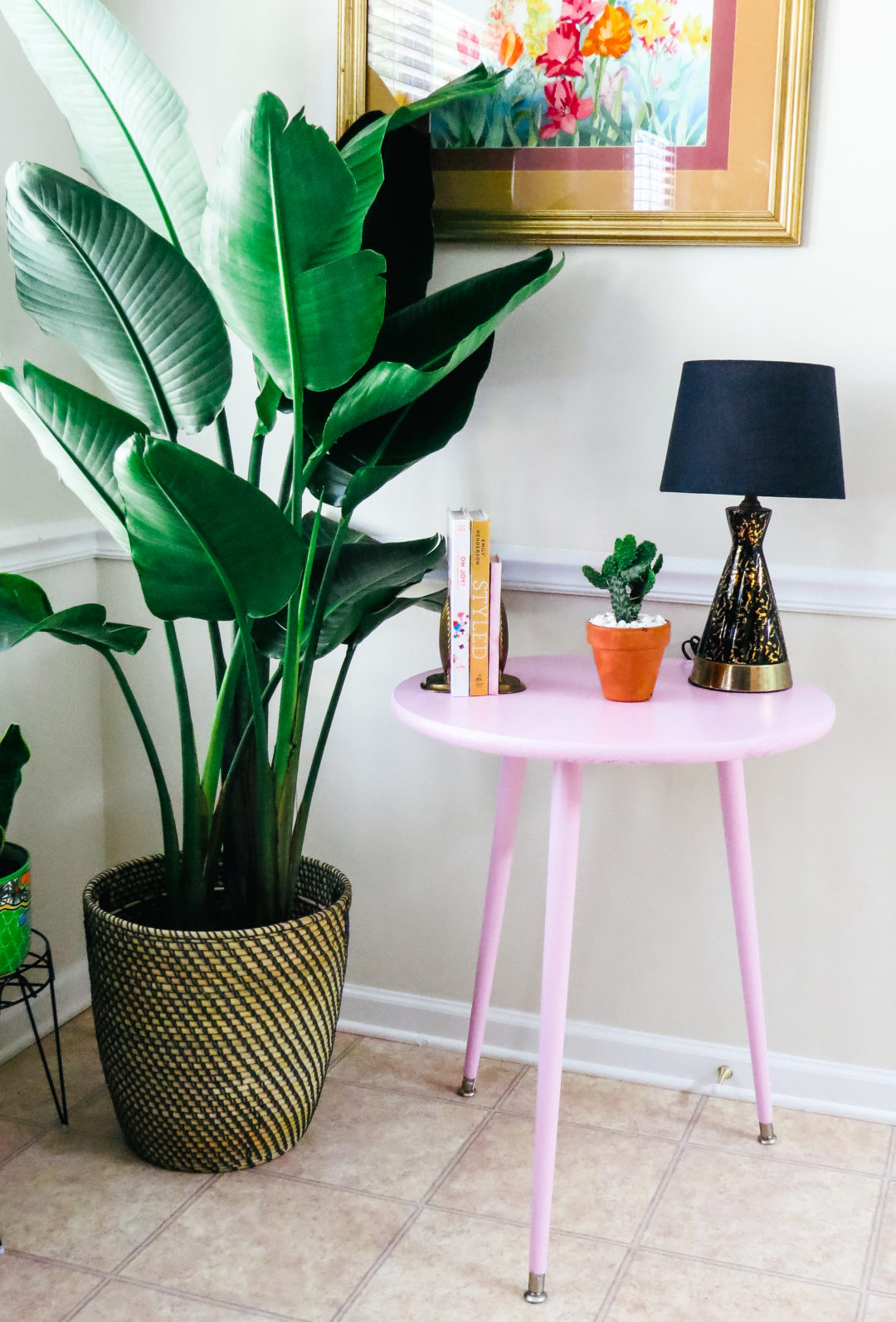 DIY Mid Century Side Table