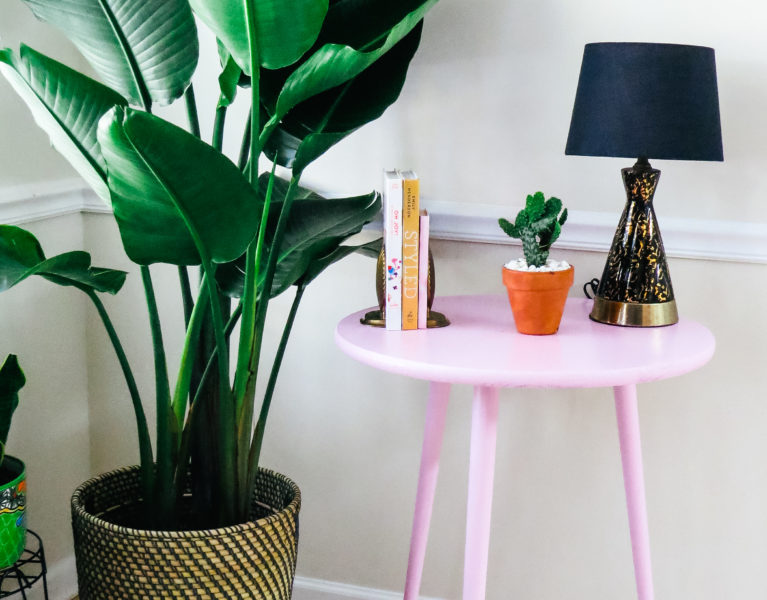 DIY Mid Century Side Table