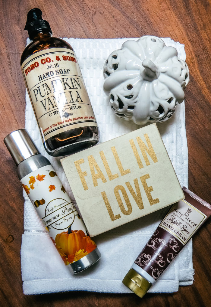 preparing your guest bathroom for fall