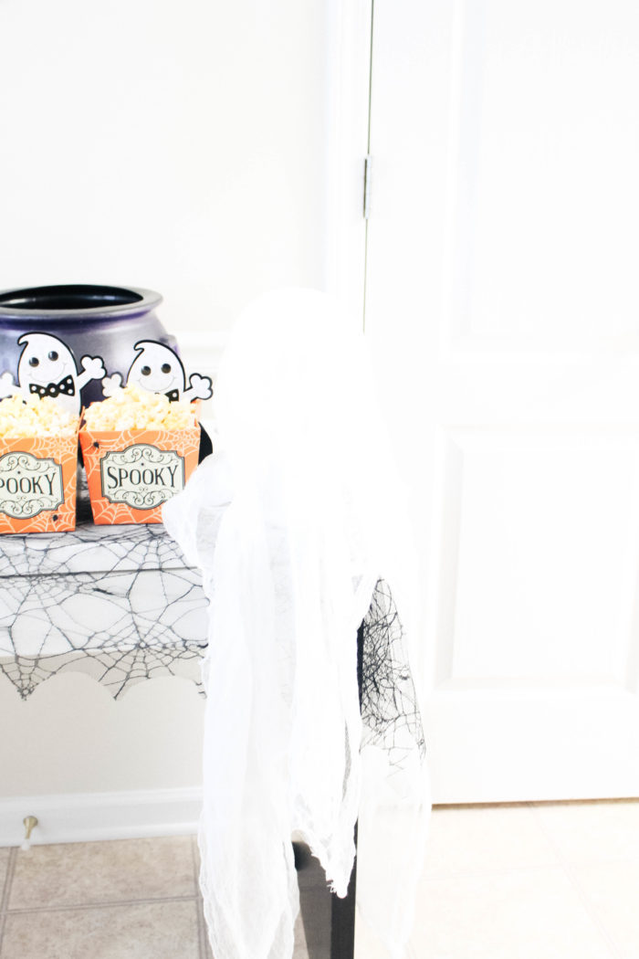 DIY Ghost Decoration - Movie Night