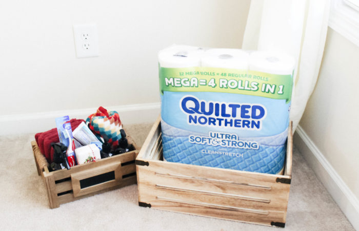 Guest Bathroom Under Cabinet Makeover