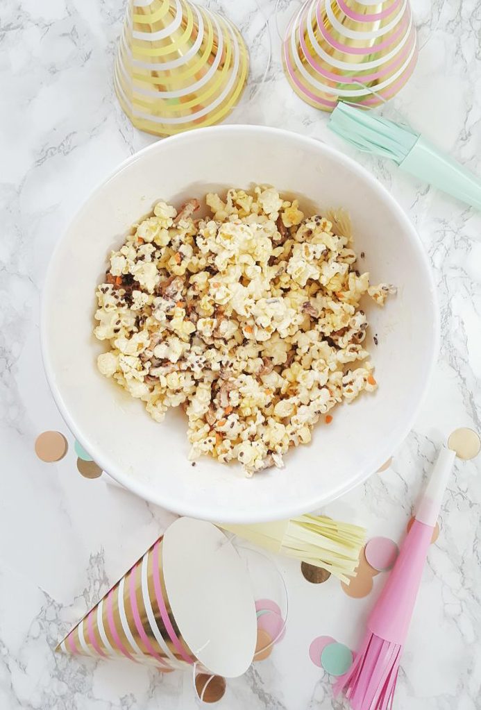 White Chocolate Popcorn Mix