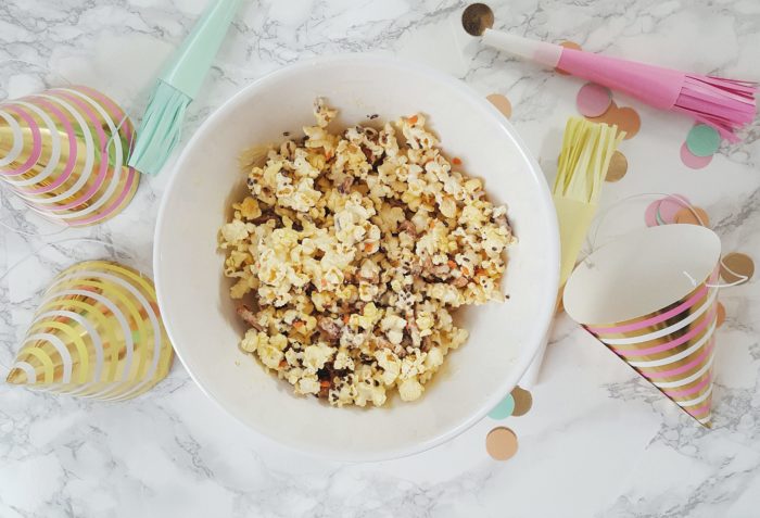 White Chocolate Popcorn Mix