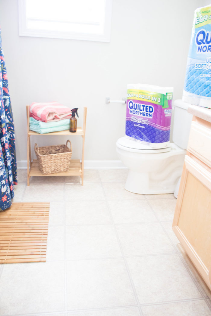 Guest bathroom rental-friendly refresh