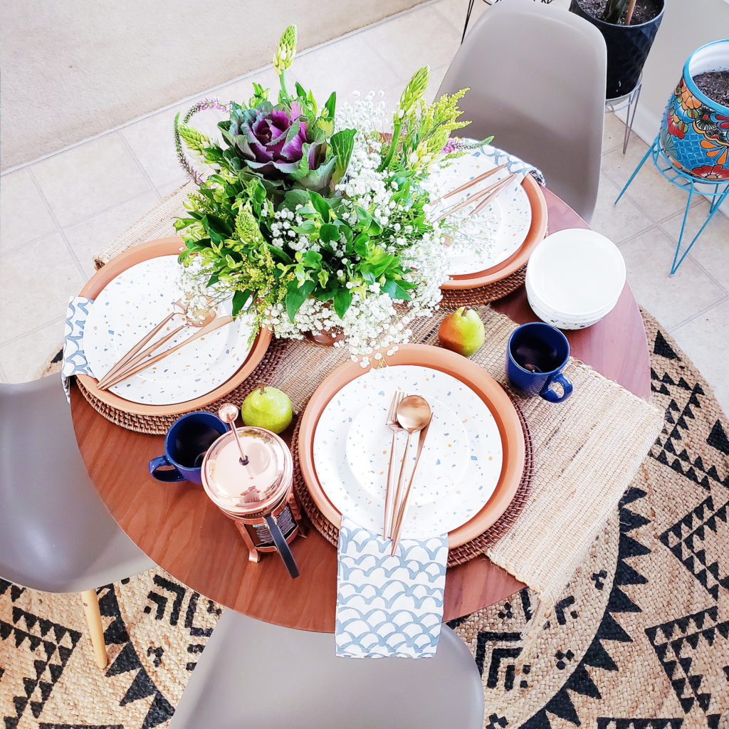 TERRAZZO INSPIRED SPRING TABLESCAPE