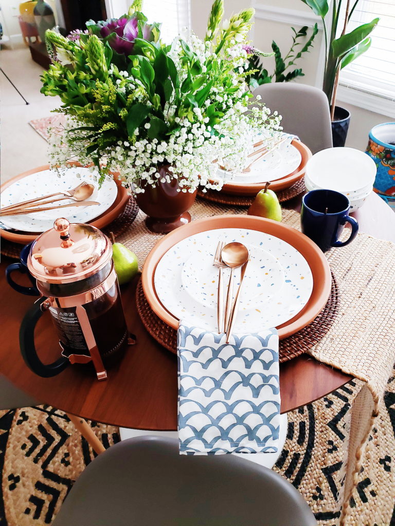 TERRAZZO INSPIRED SPRING TABLESCAPE