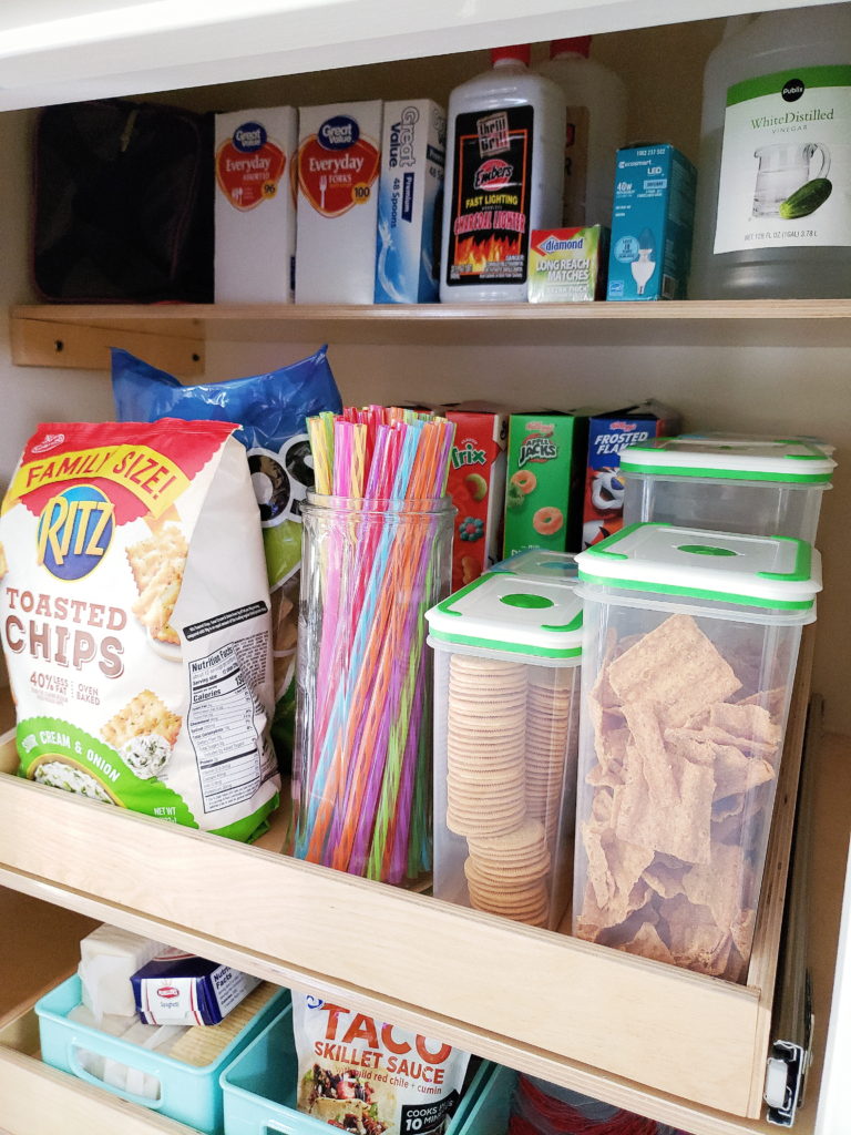 Small Pantry Organization Pull-Out Shelves • Carla Bethany