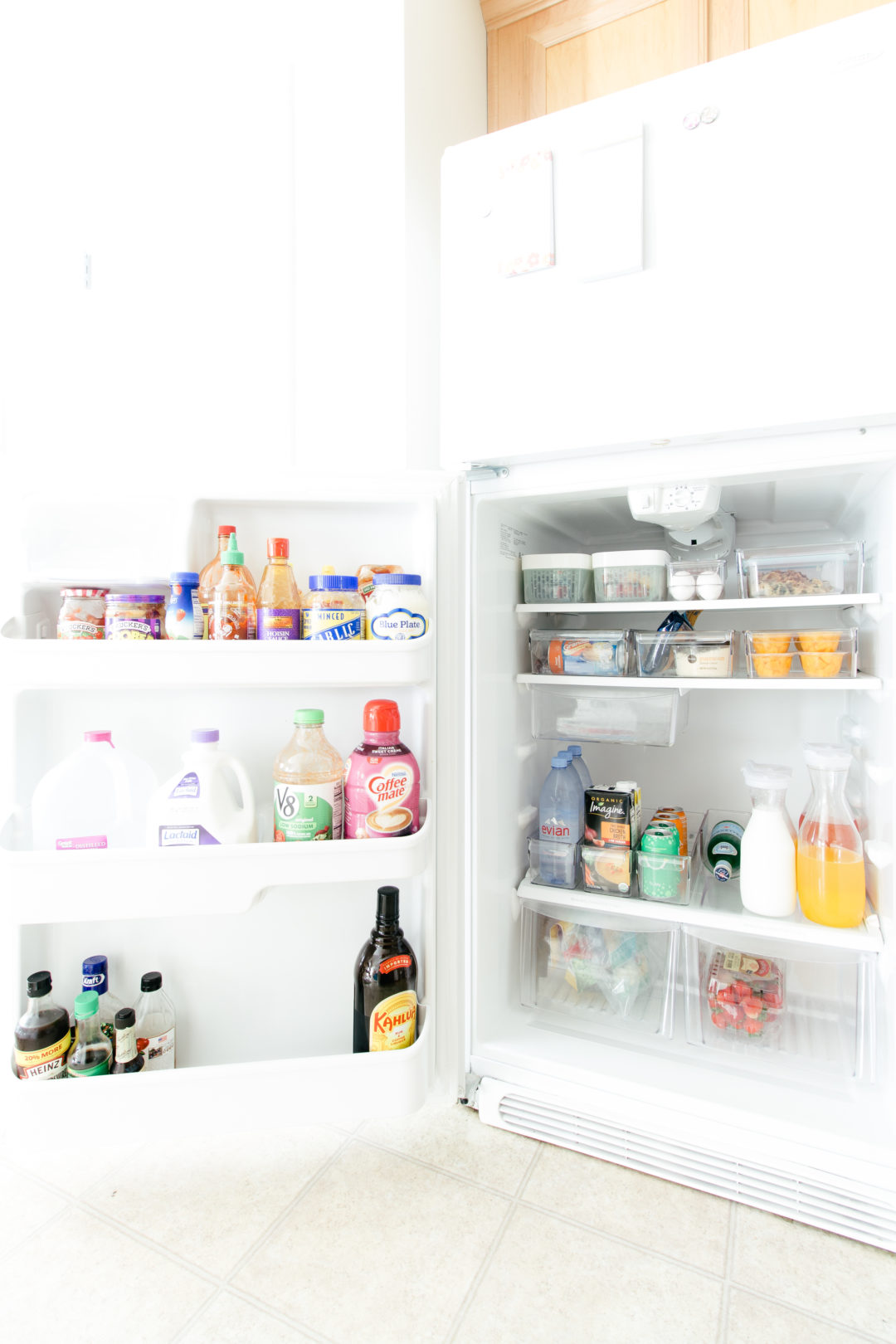 Simple Refrigerator Organization Carla Bethany Interior