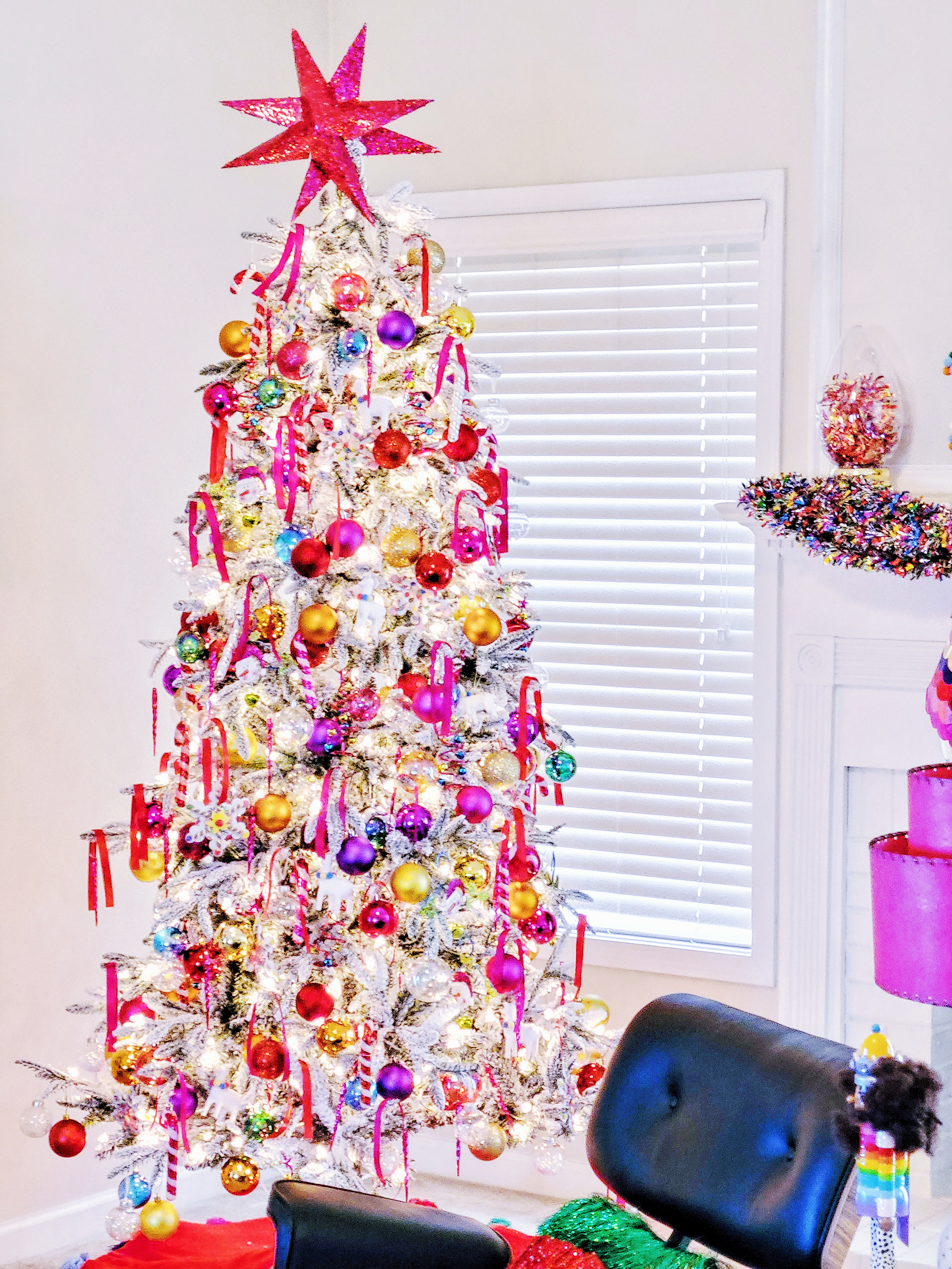 Colorful Christmas tree
